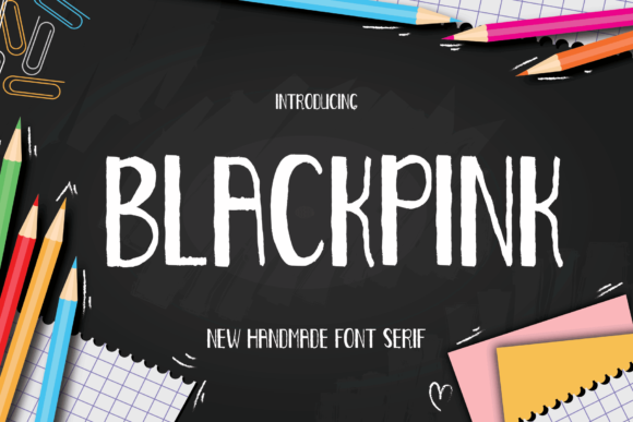 Blackpink: A Versatile Vintage Display Font for Creative Projects