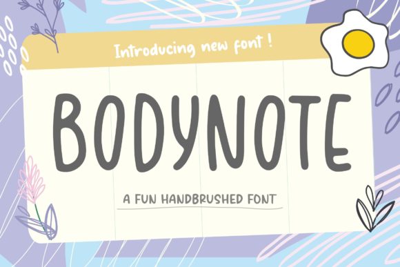 Bodynote: A Fun and Playful Display Font for Eye-Catching Campaigns
