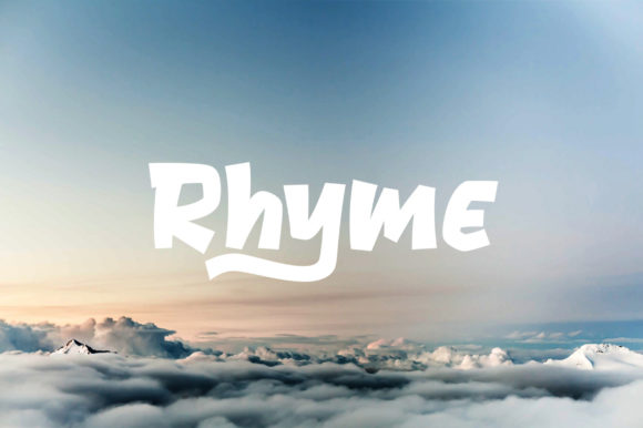 Boost Your Brand with Rhyme: A Bold and Fun Display Font