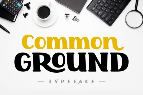 Bring Your Creations to Life with Common Ground Font