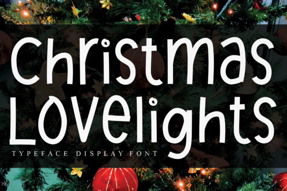 Christmas Lovelights: A Font for Elegant Editorial Design
