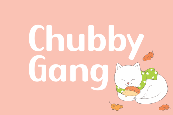 Chubby Gang: A Simple and Elegant Display Font