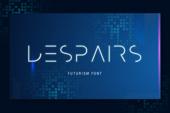 Despairs: A Clean, Futuristic Font for Creative Branding