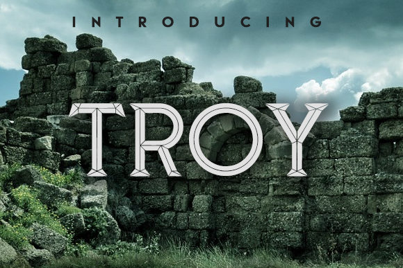 Discover the Unique Charm of Troy: A Display Typeface