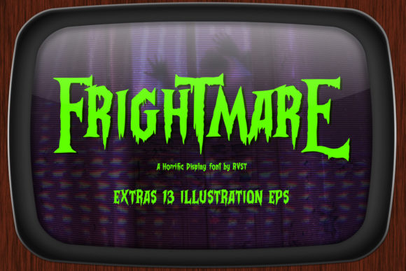 Enhance Your Web Design with Frightmare Display Font