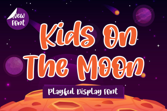 Enhancing Editorial Design with Kids on the Moon Font