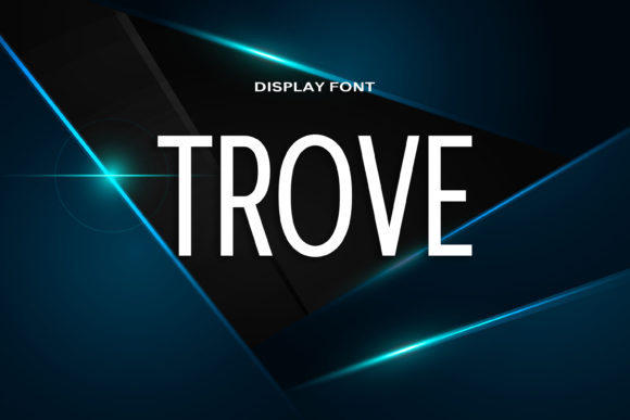 Exploring Trove: A Modern and Geometric Display Font