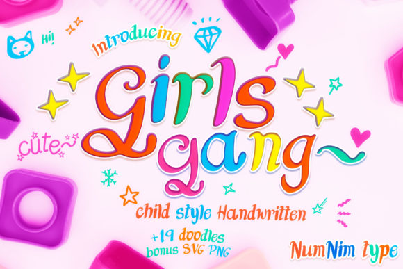 Girls Gang: A Quirky Display Font for Eye-Catching Campaigns