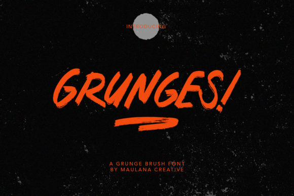 Grunges: The Bold Display Font for Eye-Catching Campaigns
