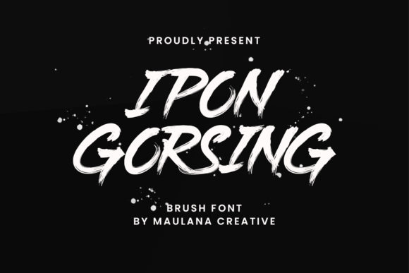 Ipon Gorsing: A Bold and Expressive Typeface