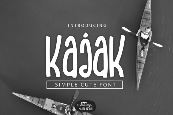 Kajak: A Charming Display Font for Creative Campaigns