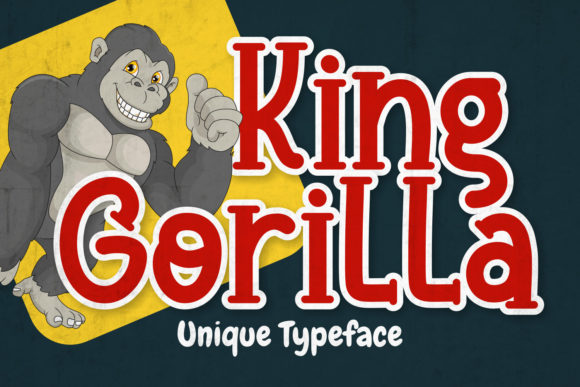 King Gorilla: A Unique Display Font for Creative Web Design
