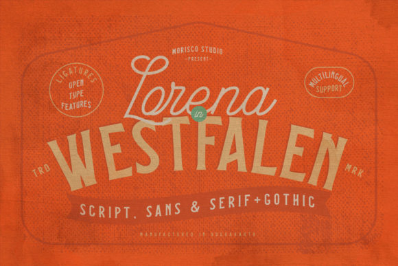 Lorena in Westfalen: A Fresh Display Font