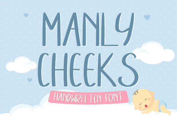Manly Cheeks: A Versatile Display Font for Modern Branding