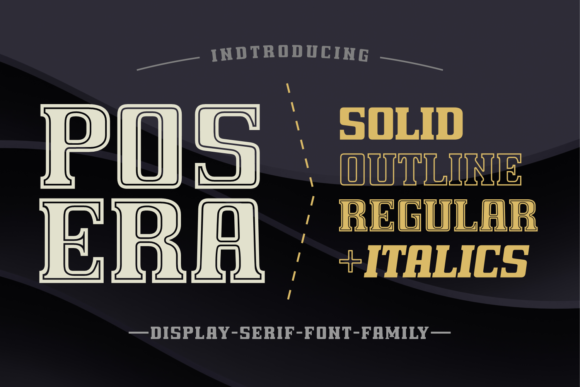 Pos Era: A Bold and Authentic Display Font for Editorial Design