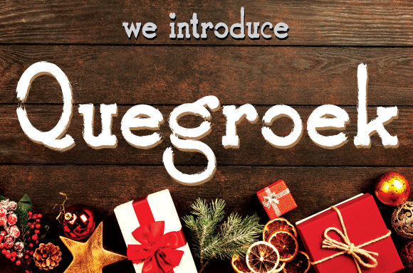 Quegroek: A Stylish Display Font for Modern Web Design