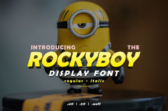 Rocky Boy: A Bold and Versatile Display Font for Editorial Design