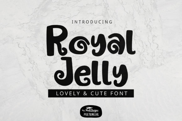 Royal Jelly: A Whimsical Display Font for Editorial Charm