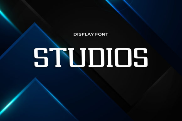 Studios: The Perfect Display Font for Bold Branding