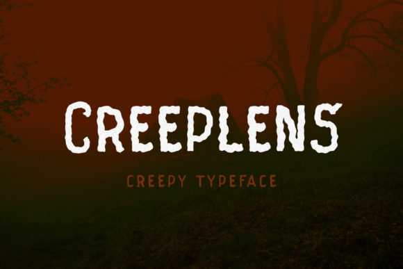 Transform Your Brand with Creeplens: A Spooky Display Font