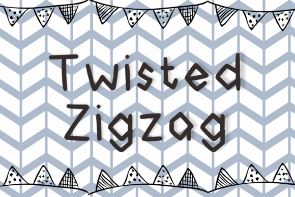 Twisted Zigzag: A Playful Display Font for Engaging Web Designs
