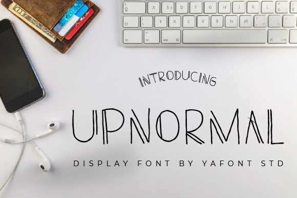 Upnormal: A Bold Display Font for Creative Web Designs