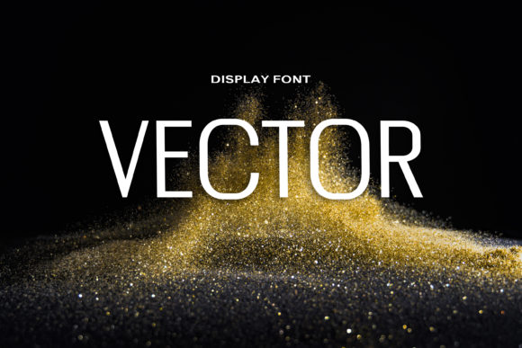 Vector: A Modern Display Font for Editorial Design